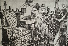 Interno con poltrona